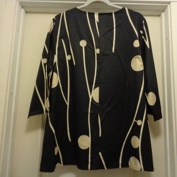 DANISH MODERN ART BLOUSE 2 X. - Picture 5 of 5